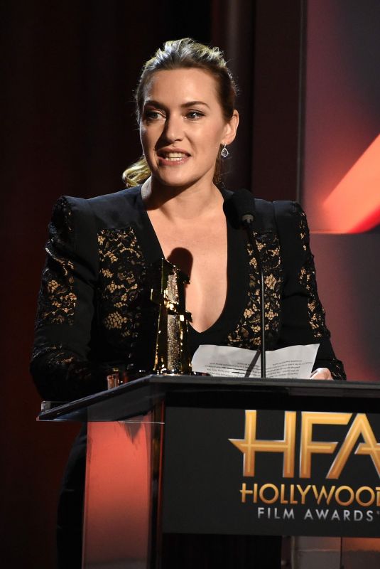 KATE WINSLET at 2017 Hollywood Film Awards in Beverly Hills 11/05/2017