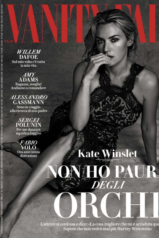 KATE WINSLET in Vanity Fair Magazine, Italy November 2017 Issue