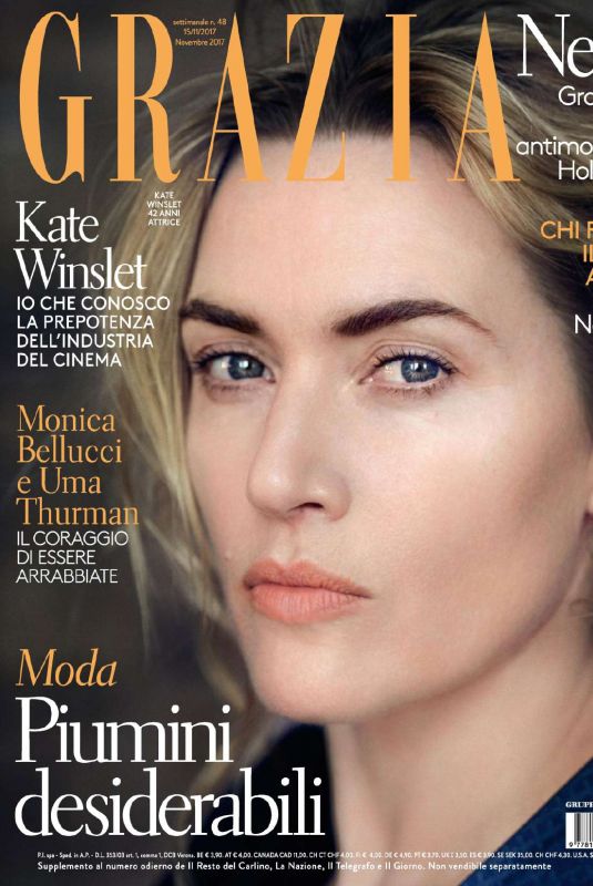 KATE WISNLET in Grazia Magazine, Italiy November 2017 Issue