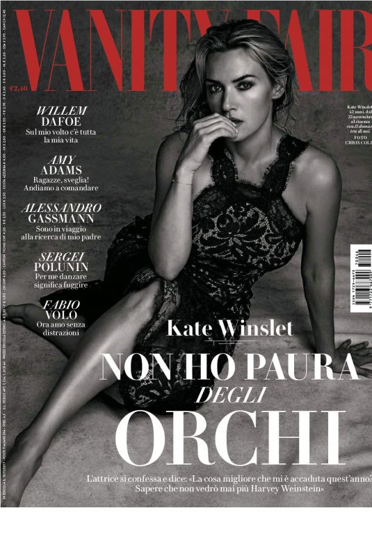 KATE WISNLET in Vanity Fair Magazine, Italy November 2017