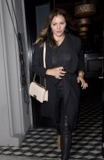 KATHARINE MCPHEE and David Foster at Craigs Restaurant in West Hollywood 11/06/2017