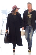 KATHARINE MCPHEE and David Foster at JFK Airport in New York 11/27/2017