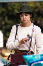 KATIE HOLMES Out and About in New York 11/05/2017