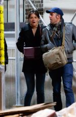 KATIE HOLMES Out in New York 11/01/2017