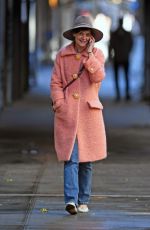 KATIE HOLMES Out Shopping in New York 11/28/2017