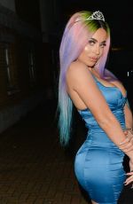 KATIE SOLOMON Celebrates Her Birthday with Miss Swimsuit UK Girls in Watford 11/25/2017