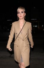 KATY PERRY Arrives at Madeo Restaurant in West Hollywood 11/20/2017