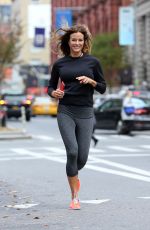 KELLY BENSIMON Out Jogging in New York 11/16/2017