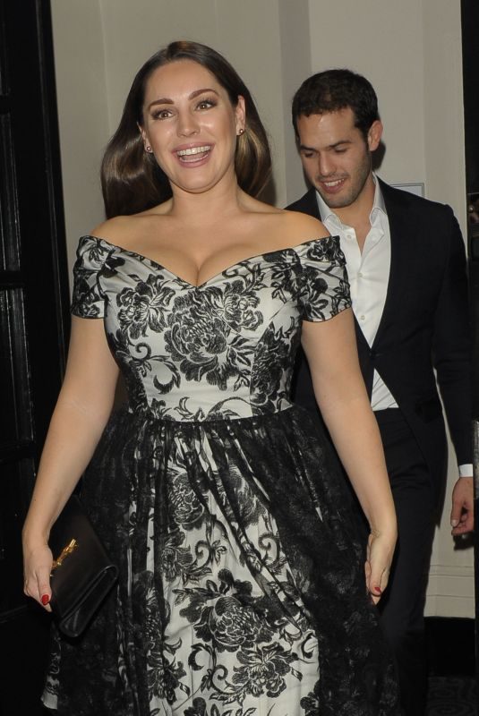 KELLY BROOK Leaves British Takeaway Awards 11/27/2017