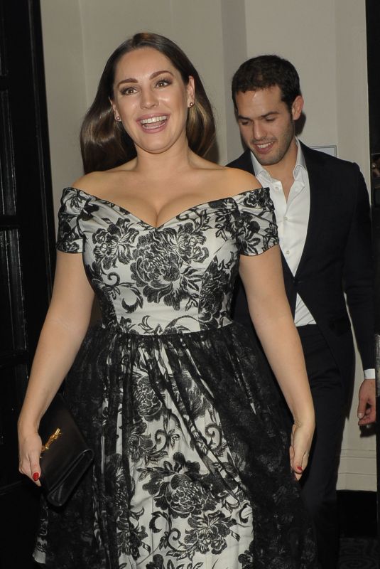 KELLY BROOK Leaves British Takeaway Awards 11/27/2017