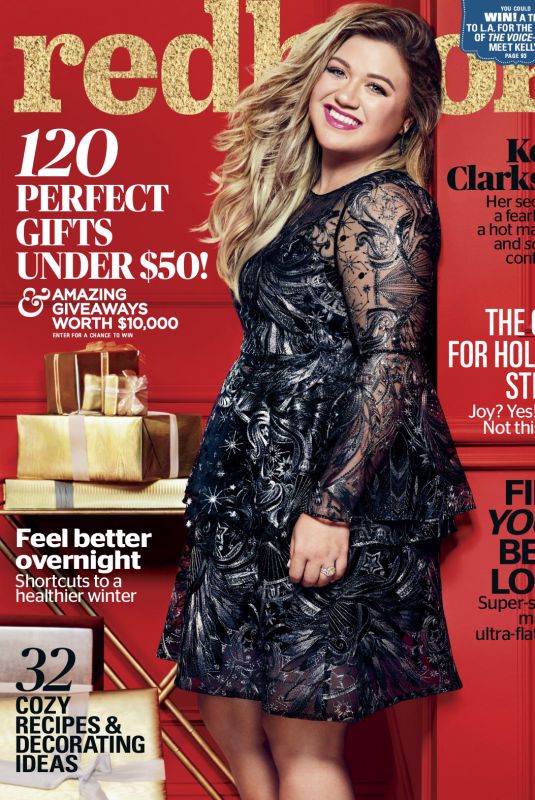 KELLY CLARKSON in Redbook Magazine, December/January 2017/2018