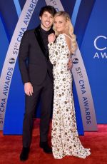 KELSEA BALLERINI at 51st Annual CMA Awards in Nashville 11/08/2017