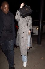KENDALL JENNER Arrives at China Tang in London 11/16/2017