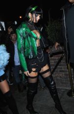 KENDALL JENNER Arrives at Halloween Party at Delilah in West Hollywood 10/31/2017