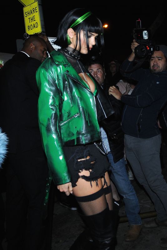 KENDALL JENNER Arrives at Halloween Party at Delilah in West Hollywood 10/31/2017