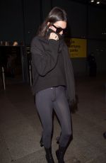 KENDALL JENNER at Heathrow Airport in London 11/16/2017