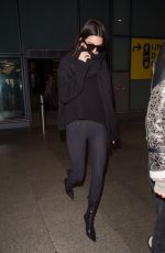 KENDALL JENNER at Heathrow Airport in London 11/16/2017