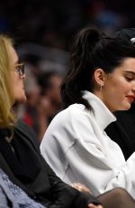 KENDALL JENNER at LA Cippers vs Memphis Grizzlies Game 11/04/2017
