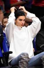 KENDALL JENNER at LA Cippers vs Memphis Grizzlies Game 11/04/2017