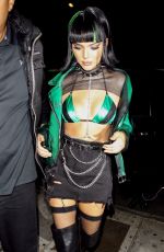 KENDALL JENNER Celebrates Her 22nd Birthday with a Halloween Party at Delilah in West Hollywood 10/31/2017