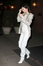 KENDALL JENNER Leaves Bowery Hotel in New York 11/20/2017
