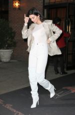 KENDALL JENNER Leaves Bowery Hotel in New York 11/20/2017