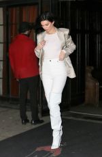 KENDALL JENNER Leaves Bowery Hotel in New York 11/20/2017