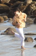 KENDALL JENNER on the Set of a Photoshoot in Malibu 11/07/2017