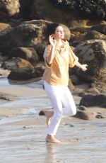 KENDALL JENNER on the Set of a Photoshoot in Malibu 11/07/2017