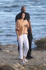 KENDALL JENNER on the Set of a Photoshoot in Malibu 11/07/2017