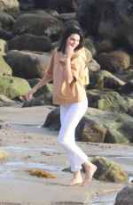 KENDALL JENNER on the Set of a Photoshoot in Malibu 11/07/2017