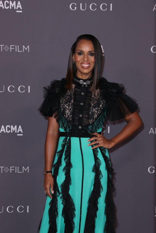 KERRY WASHINGTON at 2017 LACMA Art + Film Gala in Los Angeles 11/04/2017
