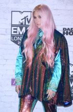 KESHA at MTV EMA’s 2017 Build Up in London 11/11/2017