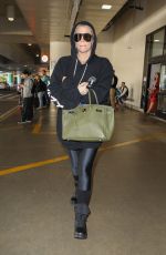KHLOE KARDASHIAN at LAX Airport in Los Angeles 11/28/2017