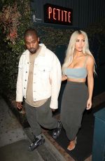 KIM KARDASHIAN and Kanye West at Kendall