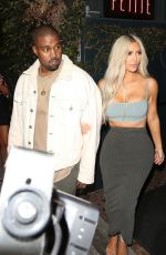 KIM KARDASHIAN and Kanye West at Kendall