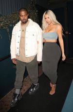 KIM KARDASHIAN and Kanye West at Kendall