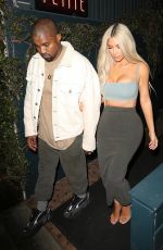 KIM KARDASHIAN and Kanye West at Kendall