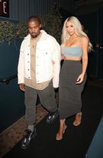 KIM KARDASHIAN and Kanye West at Kendall