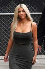 KIM KARDASHIAN Arrives at Jimmy Kimmel Live in Los Angeles 11/02/2017