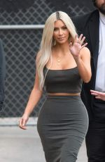 KIM KARDASHIAN Arrives at Jimmy Kimmel Live in Los Angeles 11/02/2017