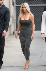 KIM KARDASHIAN Arrives at Jimmy Kimmel Live in Los Angeles 11/02/2017