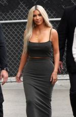KIM KARDASHIAN Arrives at Jimmy Kimmel Live in Los Angeles 11/02/2017