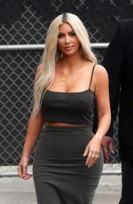 KIM KARDASHIAN Arrives at Jimmy Kimmel Live in Los Angeles 11/02/2017
