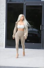 KIM KARDASHIAN Leaves a Photoshoot in Los Angeles 11/28/2017