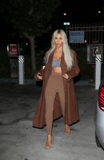 KIM KARDASHIAN Leaves a Photoshoot in Los Angeles 11/28/2017