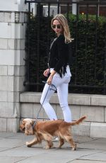 KIMBERLEY GARNER and IANTHE ROSE COCHRANE Out on Kings Road in Chelsea 11/10/2017