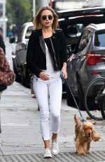 KIMBERLEY GARNER and IANTHE ROSE COCHRANE Out on Kings Road in Chelsea 11/10/2017