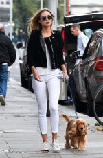KIMBERLEY GARNER and IANTHE ROSE COCHRANE Out on Kings Road in Chelsea 11/10/2017