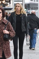 KIMBERLEY GARNER and IANTHE ROSE COCHRANE Out on Kings Road in Chelsea 11/10/2017